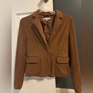 Sincerely Jules Tan Suede Blazer